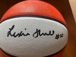 LEXI HULL #10 INDIANA FEVER AUTOGRAPHED BASKETBALL WITH COA - Picture 1 of 5