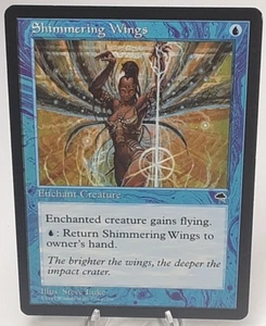 Shimmering Wings - Tempest - MTG 1997 Magic The Gathering - Picture 1 of 6