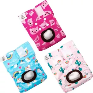 *NEW* CuteBone Female Dog Diapers ~ Washable ~ Reusable ~ 3-Pack ~ XL - Picture 1 of 4