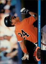 1991 Stadium Club Baltimore Orioles Baseball Card #351 Dwight Evans