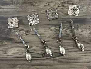 4x Vintage 1920’s Drawer Cupboard Pull Handles - Picture 1 of 2