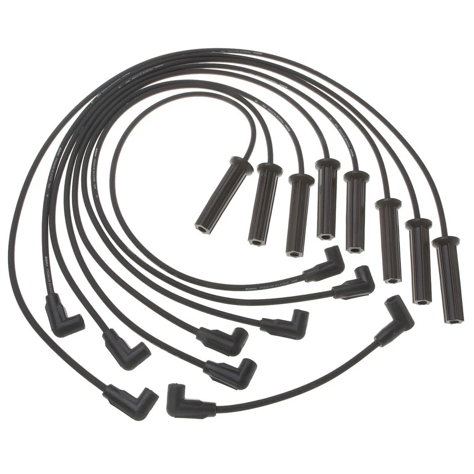 9718K AC Delco Spark Plug Wires Set of 8 for Chevy Chevrolet B7 C70 Kodiak C7500 - Image 1 of 2