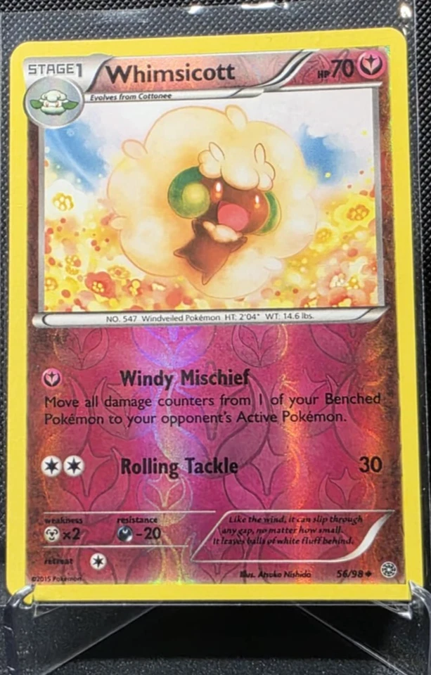 Whimsicott 56/98 Reverse Holo Ancient Origins Pokemon TCG - image 1 of 1
