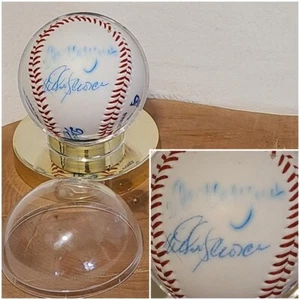 Fernando Valenzuela & Mike Scioscia Autograph Signed Baseball L.A. Dodgers *READ - Picture 1 of 10