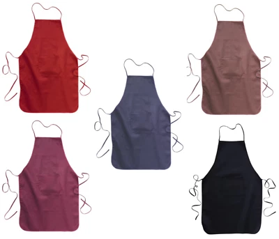 Grembiule lungo a una tasca cucina ristorante bar pub enoteca personalizzabile - Immagine 1 di 4