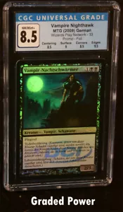 MTG Promo Vampire Nighthawk CGC 8.5 Foil (9038) TEDESCO Magic the Gathering - Foto 1 di 2