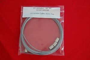 VW KARMANN GHIA CONVERTIBLE 1956-1974 TENSION CABLES, SIDES, BRAND NEW PAIR - Picture 1 of 1