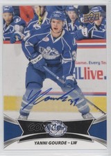 2016-17 Upper Deck AHL Auto Yanni Gourde #39 Auto