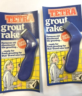Grout Rake - Tetra - To remove old, stained or cracked grout - 2 packs - Image 1 of 3