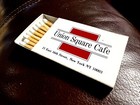 Union Square Cafe, New York City, Full Unstruck Matchbox