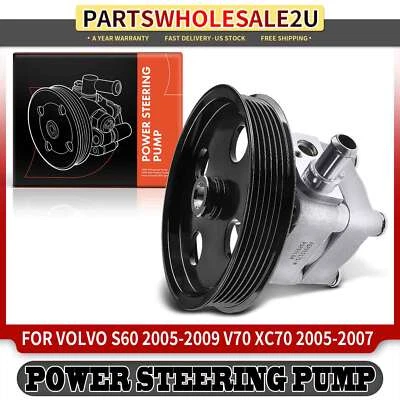 Bomba de dirección asistida con polea para Volvo XC70 V70 2005-2007 S60 2005-2009 8603782 Foto 1 de 4