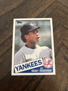 1985 Topps Traded Set-Break # 49T Rickey Henderson MINT CENTERED *Petroscards*