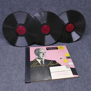 78 RPM 12" 3 Record Set Mozart Concerto For Flute & Harp In C Beecham RCA DM1292 - Picture 1 of 14