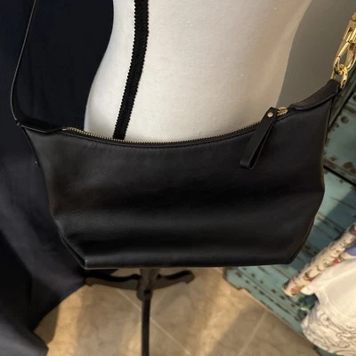 Ralph Lauren Black Leather Purse W/Gol Hardware - Image 1 of 4