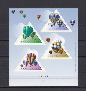 Canada 1921a-d MNH,Hot Air Balloons, 2001 - Picture 1 of 1