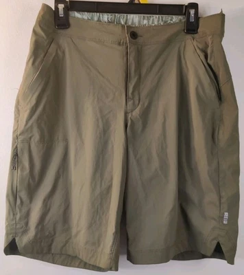 Pantalones Cortos de Ciclismo REI Cooperativos Para Hombre Medianos Forrados/Acolchados Caqui Forro Camuflado Foto 1 de 4