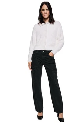 Mango POCKET CARGO JEANS Size 12 - Image 1 of 4