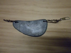 Vintage 3" 2,9oz Trolling Rig Sinker Walking Lead Gewicht 2 befestigte Typ Wirbel - Bild 1 von 4