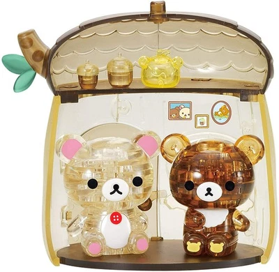 Rompecabezas de cristal 3D rompecabezas "Korilakkuma Chairoi koguma casa de bellota" 66 piezas 50264 Foto 1 de 4