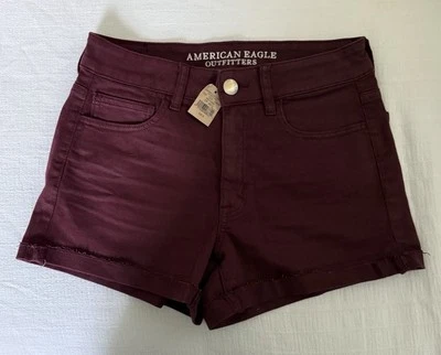 Nuevo con etiquetas Talla 6 American Eagle Pantalón Corto Corte Denim Elástico Algodón Jean Corto Foto 1 de 4