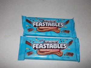2x Mr Beast Feastables CHOCOLATE CON LECHE Mantequilla de Cacahuete NUEVO 2.1 OZ Barra de Caramelo 2 PACK - Imagen 1 de 1