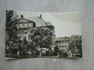 Postal Grünhain Erzgebirge ESCUELA SECUNDARIA escuela con cultivo Beierfeld Schwarzenberg Aue - Imagen 1 de 2