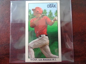 2010 Tristar Mike Trout #N28 Obak MINI Rookie Card-ANGELI - Foto 1 di 1