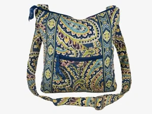 Vera Bradley Umhängetasche Capri blau Hipster, gesteppt, Paisleymuster Retired - Bild 1 von 10