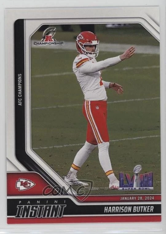 2023 Panini Instant NFL AFC Champions /369 Harrison Butker #179 - Image 1 of 2