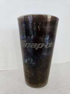 Snap On Tools Chrome Look 6" Drinking Glass FREE SHIPPING - Picture 1 of 6