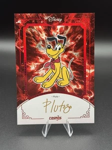 2025 Kakawow Cosmos Disney Pluto Signatures Red /75 #CDT-SR-06 Faksimile Auto - Bild 1 von 2