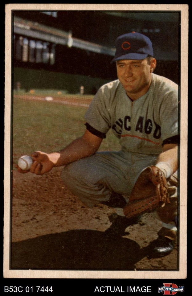 1953 Bowman #7 Harry Chiti Cubs 4.5 - VG/EX+ - Image 1 of 1