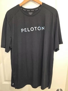 Peloton Men’s XL Black Short Sleeve Century 100 Rides Athletic Workout T-Shirt - Picture 1 of 9