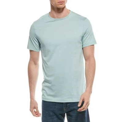 Theory t-shirt tee mens L Large dark stratus blue precise N0794518 cotton $95 - Image 1 of 4