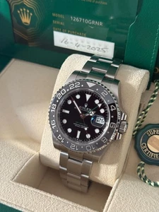 Rolex GMT Master II 126710GRNR Bruce Wayne Bracelet Full Set 2025 - Picture 1 of 9