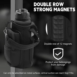 Bolsa de Gimnasio Magnética para Hombre y Mujer, Versión Actualizada con 10 Mag Súper Fuertes... - Imagen 1 de 12