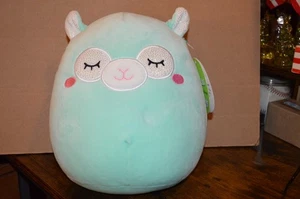Squishmallows 8" Miley the Llama Mint Teal Sleeping Easter Crew 2021 - Imagen 1 de 4