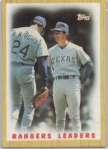 1987 Topps - Team Leaders Texas Rangers #656, NM - Picture 1 of 2