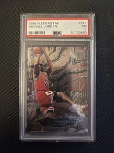 Michael Jordan 1996 Metal #241 PSA 7 - Imagen 1 de 2
