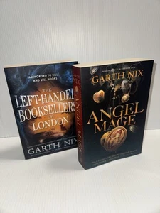 Garth Nix - Left-handed Booksellers Of London + Angel Mage - Large Paperbacks - Picture 1 of 24