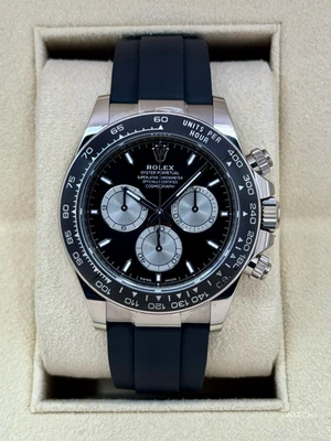 NUEVO 2025 Rolex Daytona "Baby Le Mans" 40 mm 126519LN oro blanco esfera negra Foto 1 de 4