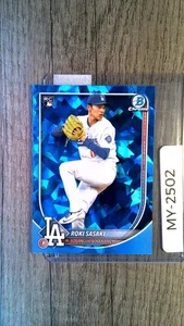 ROKI SASAKI 2025 CHROME SAPPHIRE #12 ROOKIE - Bild 1 von 2