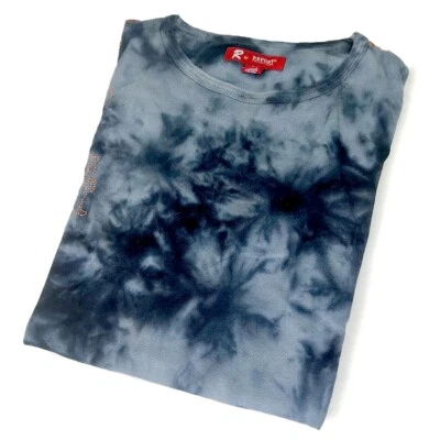 Vintage Black & Gray Tie-Dyed Designer T-Shirt from Japan - Image 1 of 4