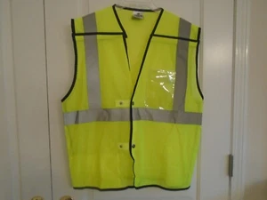 ML Kishigo sz. XL Yellow "PPE" Safety Apparel Vest B1049 NEW - Picture 1 of 3