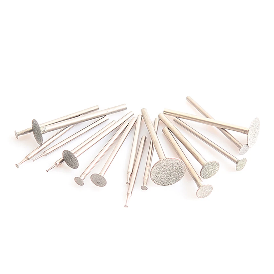 0.5 - 8mm Diamond Burr Grinding Head Bit 2.35mm Shank for Dremel Rotay Tools - Image 1 of 4