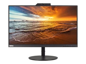 Lenovo ThinkVision T24v-10 23,8-calowy monitor LED IPS Full HD kamera internetowa HDMI DP VGA - Zdjęcie 1 z 6
