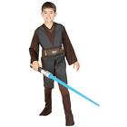 Kids Boys Anakin Skywalker Jedi Robe Star Wars Book Day Fancy Dress Costume