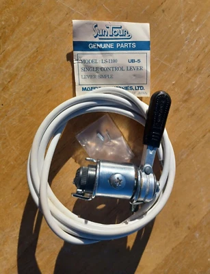 NOS Suntour LS-1100 Single Rear Stem Shifter- Friction - 22.2mm Quill-with Cable - Image 1 of 4