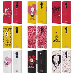 OFFICIAL PEANUTS SEALED WITH A KISS LEATHER BOOK WALLET CASE FOR NOKIA PHONES