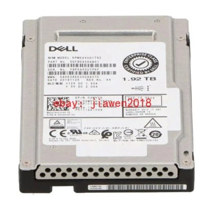 NEW 02WVYG 2WVYG DELL KPM5XVUG1T92 1.92TB 2.5" SAS 12G MU SSD Solid State Drive - Image 1 of 3